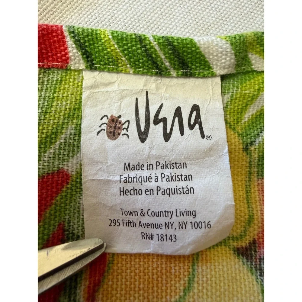 Vera Neumann tablecloth featuring